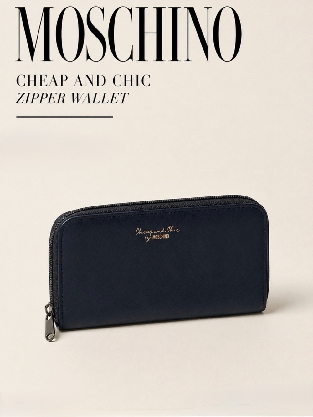 Black Zip Wallet